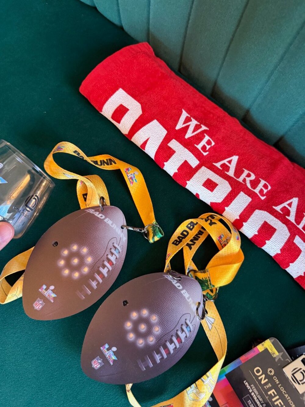 Bad Bunny Super Bowl LX Halftime Show LED Light Lanyard 2x, Game Towel, and Cup
